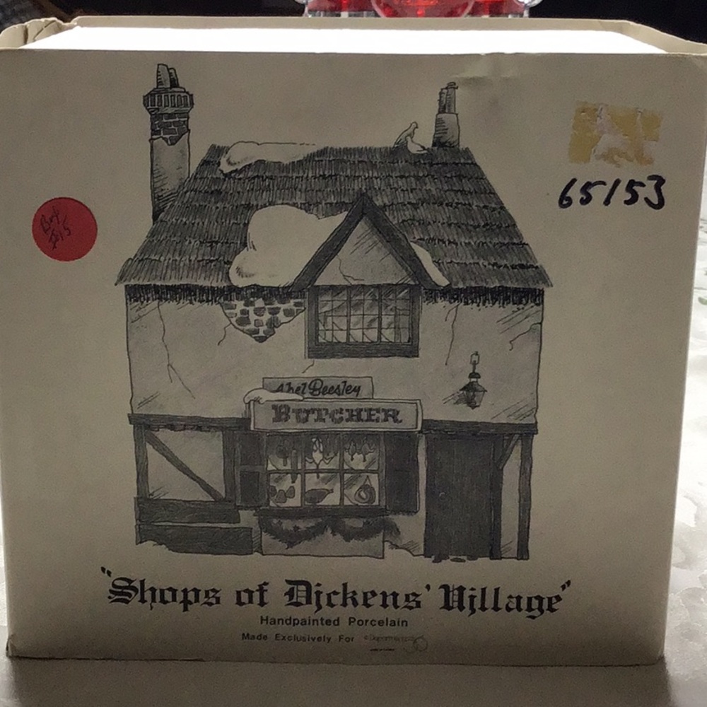 Department 56 Shops of Dickens Village Butcher